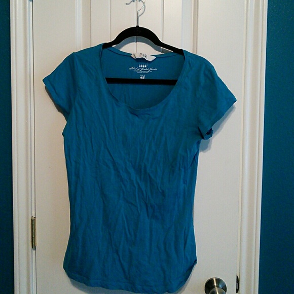 H&M Tops Hm Blue Shirt Poshmark